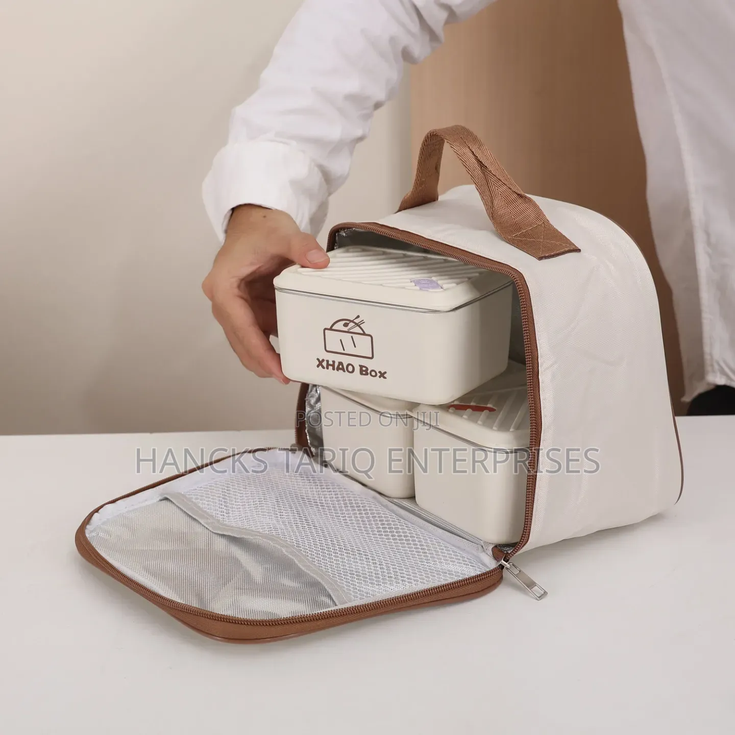 Stackable Bento Lunch Box Set With Insulated Carry Bag