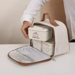 Stackable Bento Lunch Box Set With Insulated Carry Bag