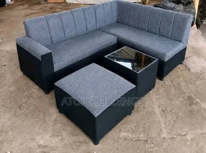 Sofas/High Back Full Package L Sofa + Poufs in Any Colour 1,399,000/