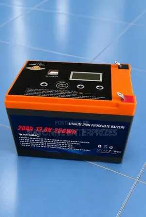 LiFePO4 12.8V 20Ah 256Wh Deep Cycle Lithium Solar Battery
