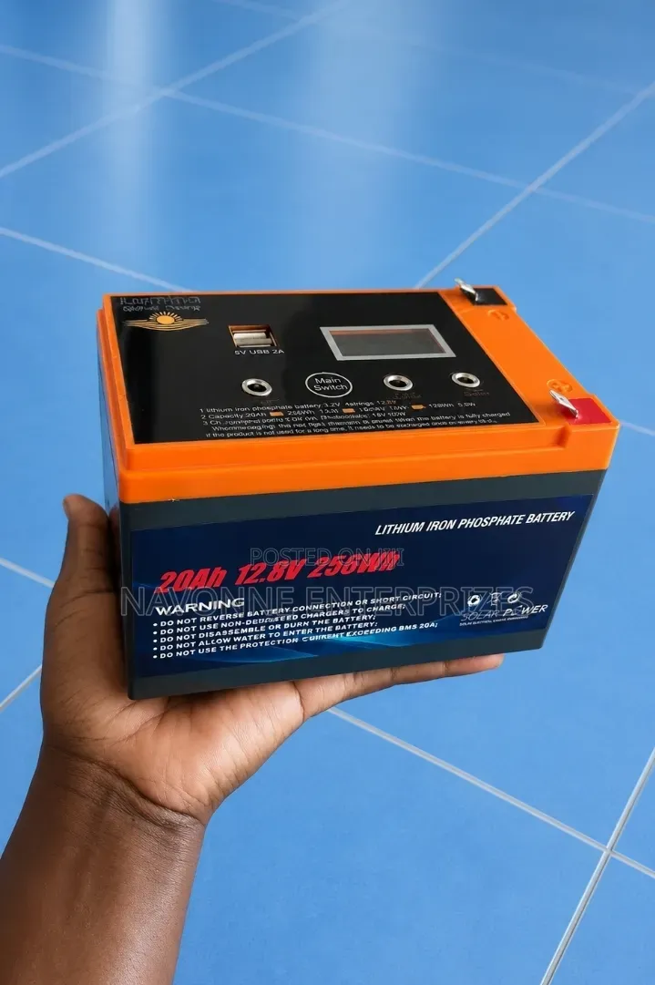 LiFePO4 12.8V 20Ah 256Wh Deep Cycle Lithium Solar Battery
