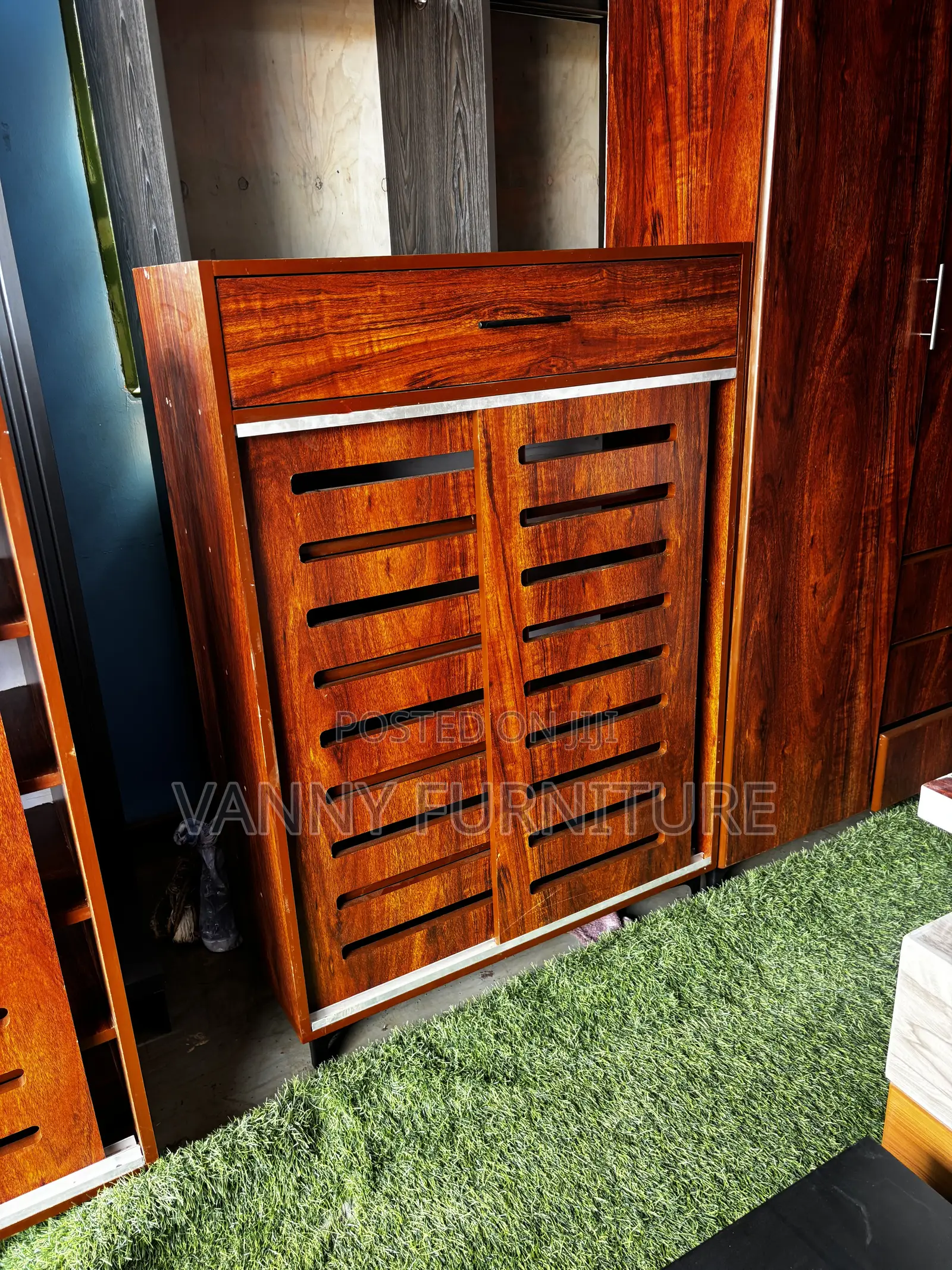 Closed Door Shoe Rack