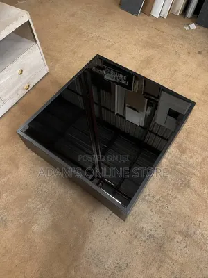 Square Center Table in Color Black