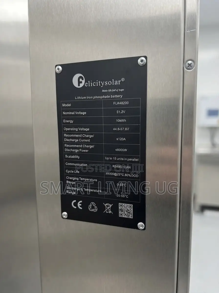 10kWh Felicity Lithium Battery – 48V Home Energy Storage Solution