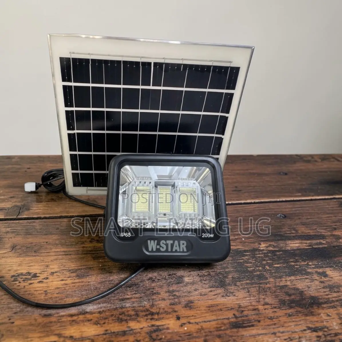 Brighten Your Compound! W-Star 200W Solar Floodlight With Remote