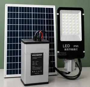 40W Solar Street Light With Motion Sensor and Battery Backup