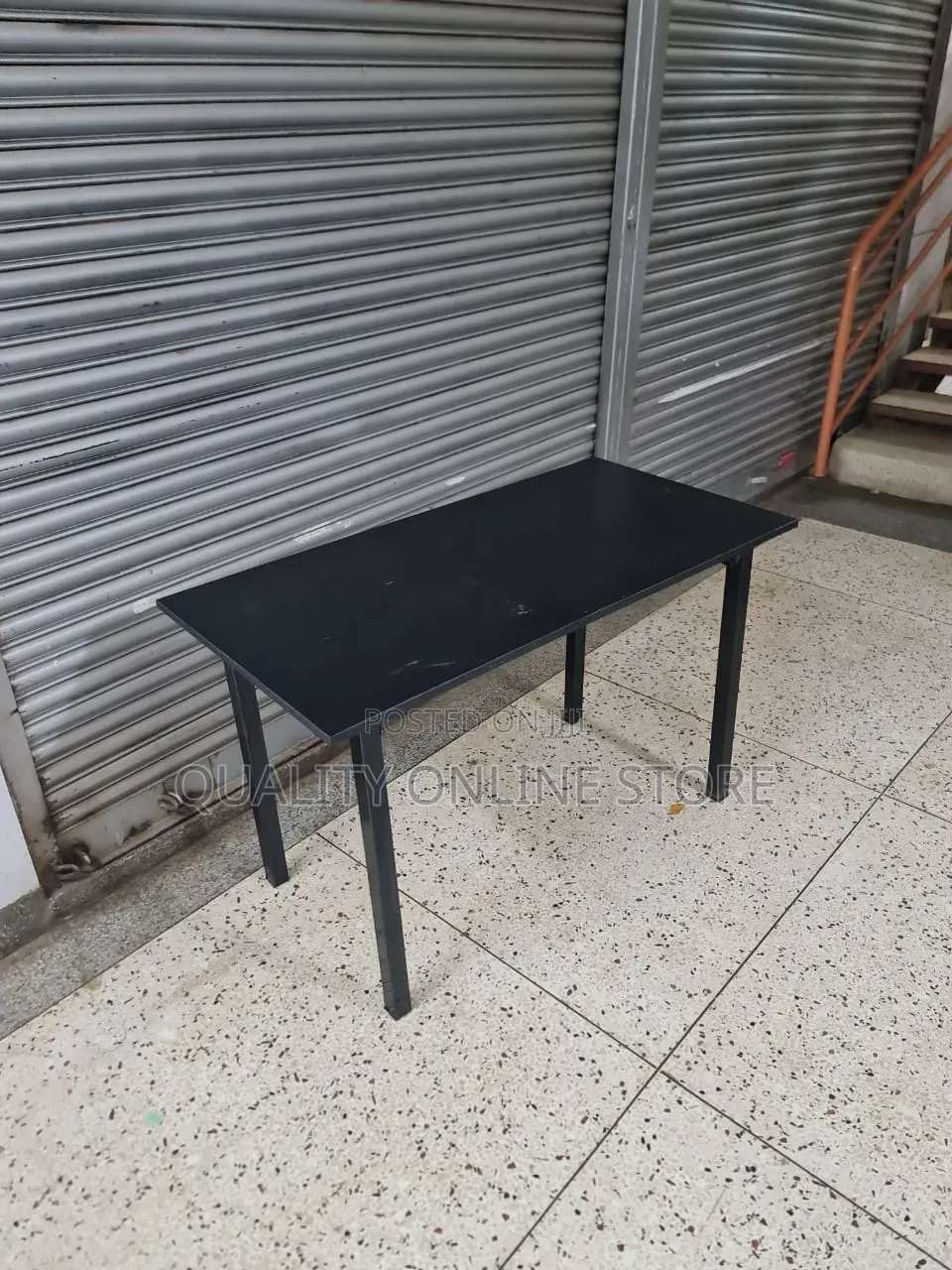 120cm Black Wooden Foldable Dining Table Wooden Foldable Dining Table