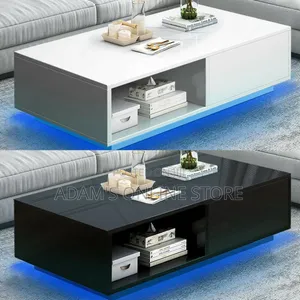 White Led Center Table and Black  in All Colors Available