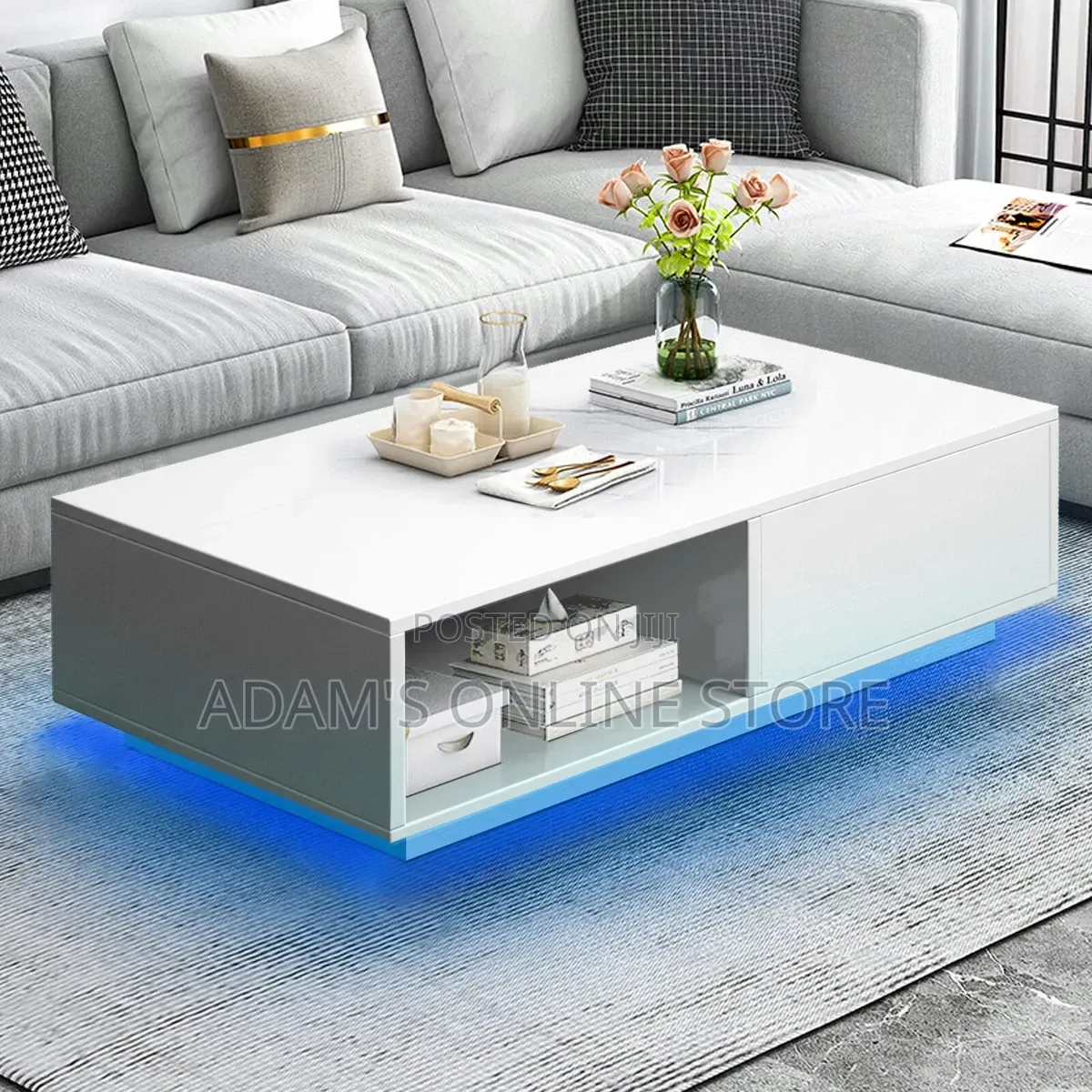 White Led Center Table and Black  in All Colors Available