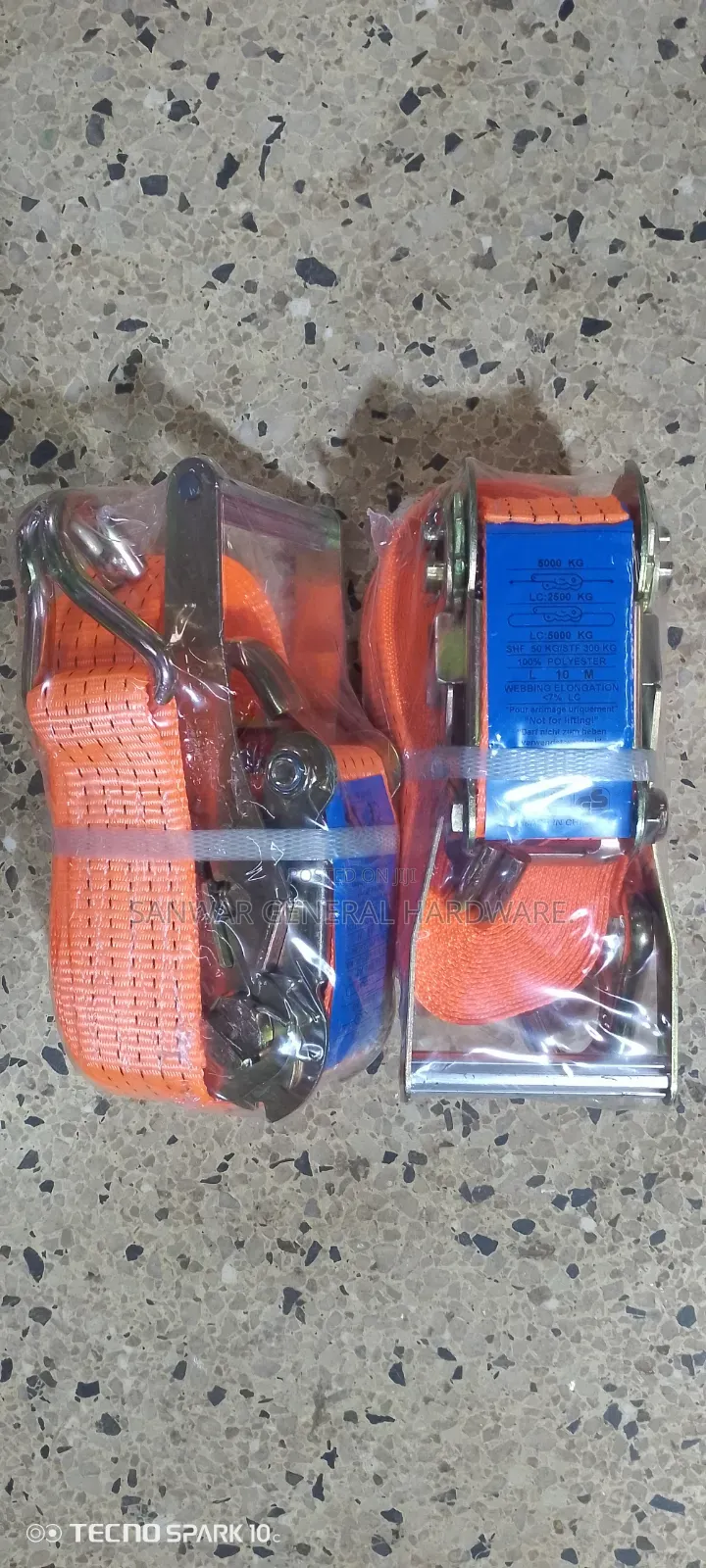 Cargo Belts-10m/Rachet Cargo Belts (5000kgs)