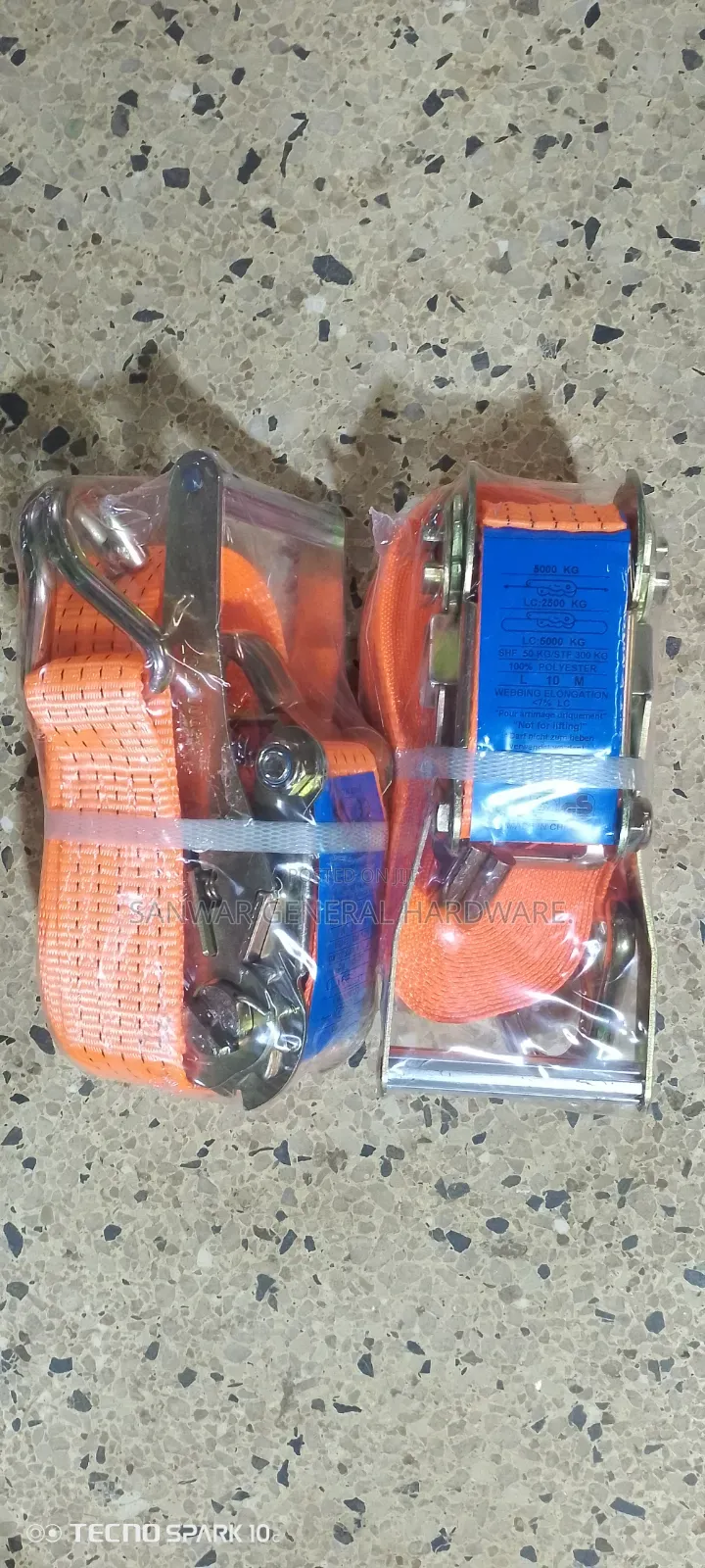 Cargo Belts-10m/Rachet Cargo Belts (5000kgs)