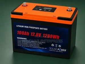 LiFePO4 12.8V 100Ah 1.28kWh Deep Cycle Lithium Solar Battery