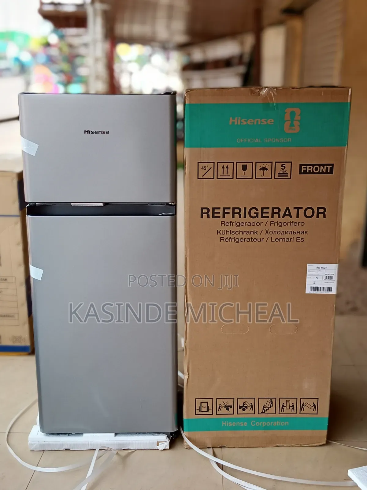 160litrs Hisence Refrigerator Double Door