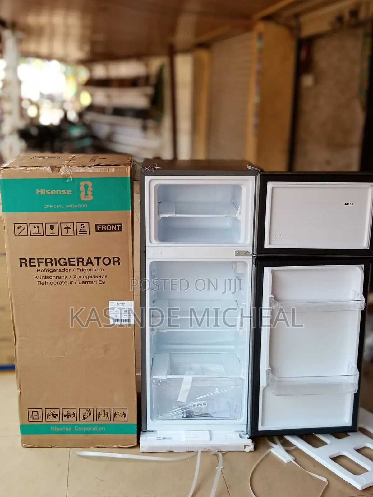 160litrs Hisence Refrigerator Double Door