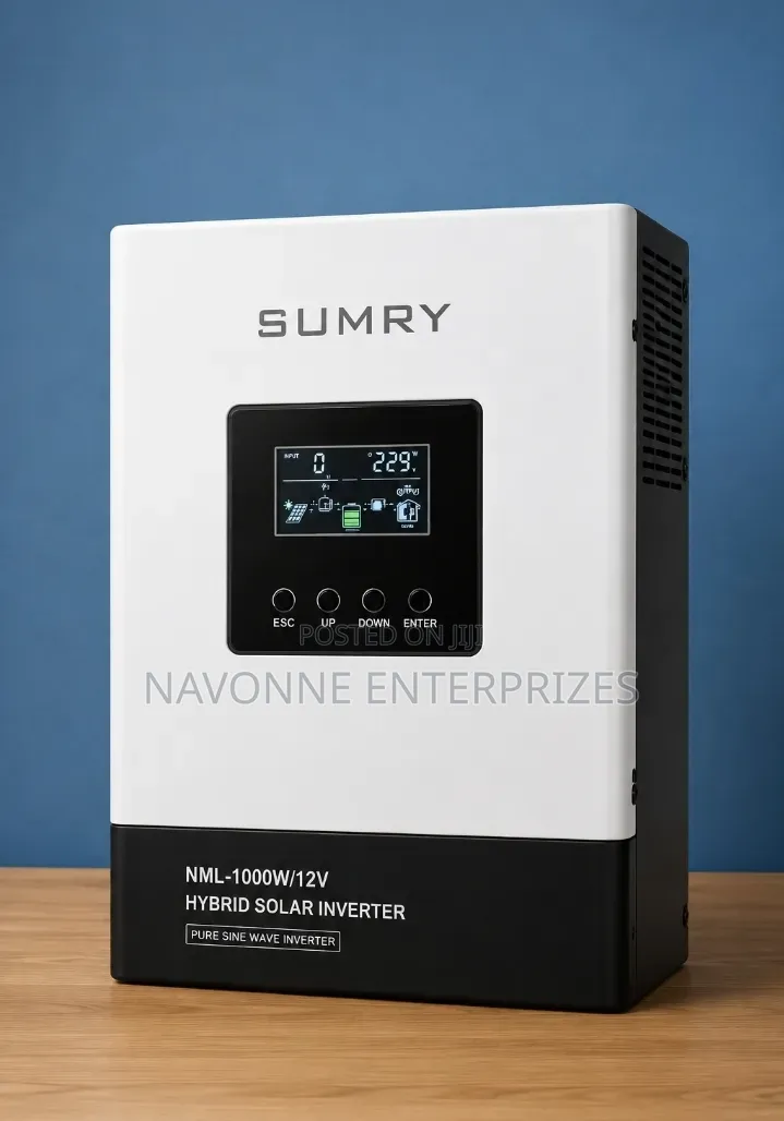 SUMRY NML 1000W 12V Hybrid Solar Inverter Pure Sine Wave