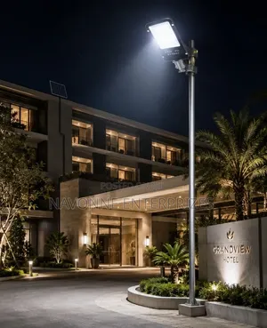 40W Solar Street Light With Motion Sensor and Battery Backup