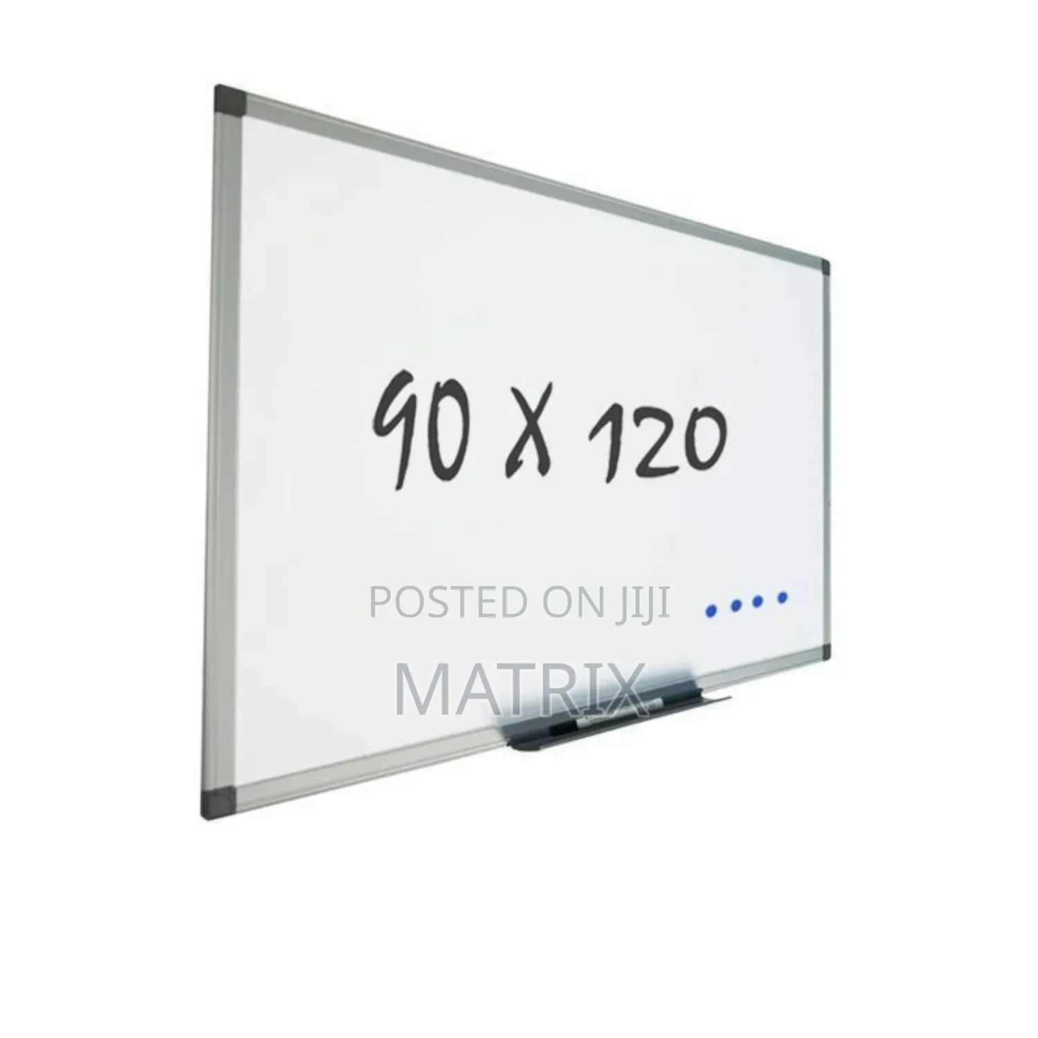 Whiteboard (90cmX120cm) With 5pcs of Markers Eraser