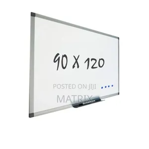 Whiteboard (90cmX120cm) With 5pcs of Markers Eraser