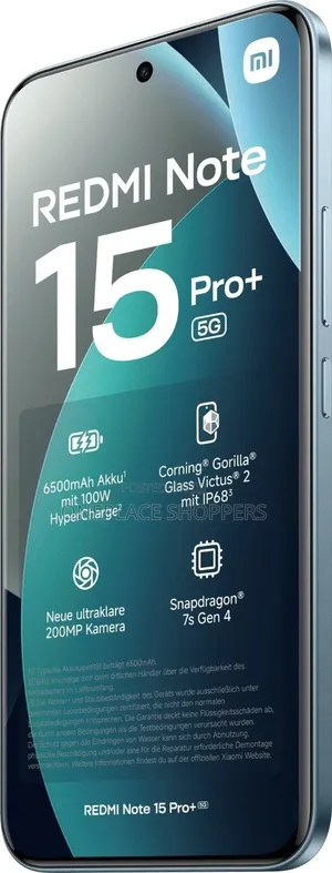 New Xiaomi Redmi Note 15 Pro+ 512 GB Black