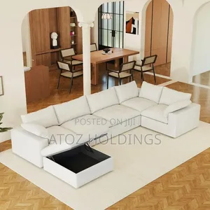 Sofas/6 Seaters U Sofas With Convertible Pouf From 1,700,000/-