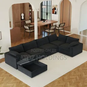 Sofas/6 Seaters U Sofas With Convertible Pouf From 1,700,000/-