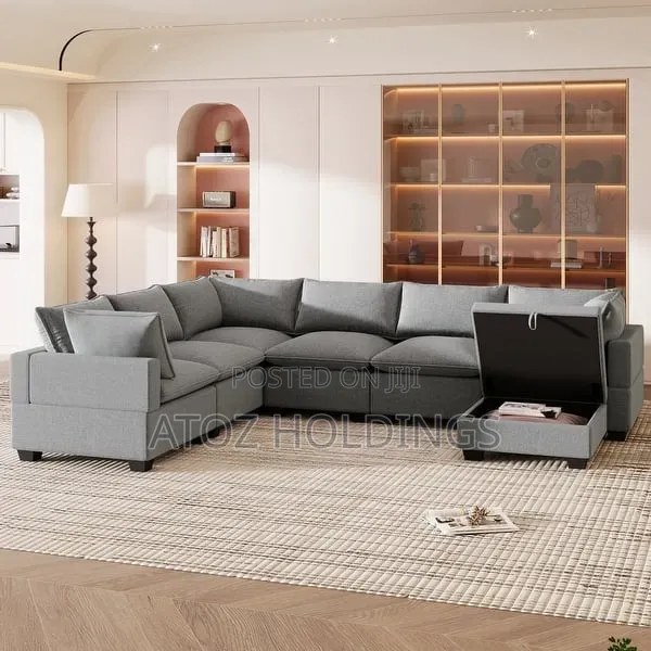 Sofas/6 Seaters U Sofas With Convertible Pouf From 1,700,000/-