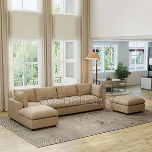 Sofas/6 Seater Sectional Poufed Sofas in Any Colour From 1,500,000/-