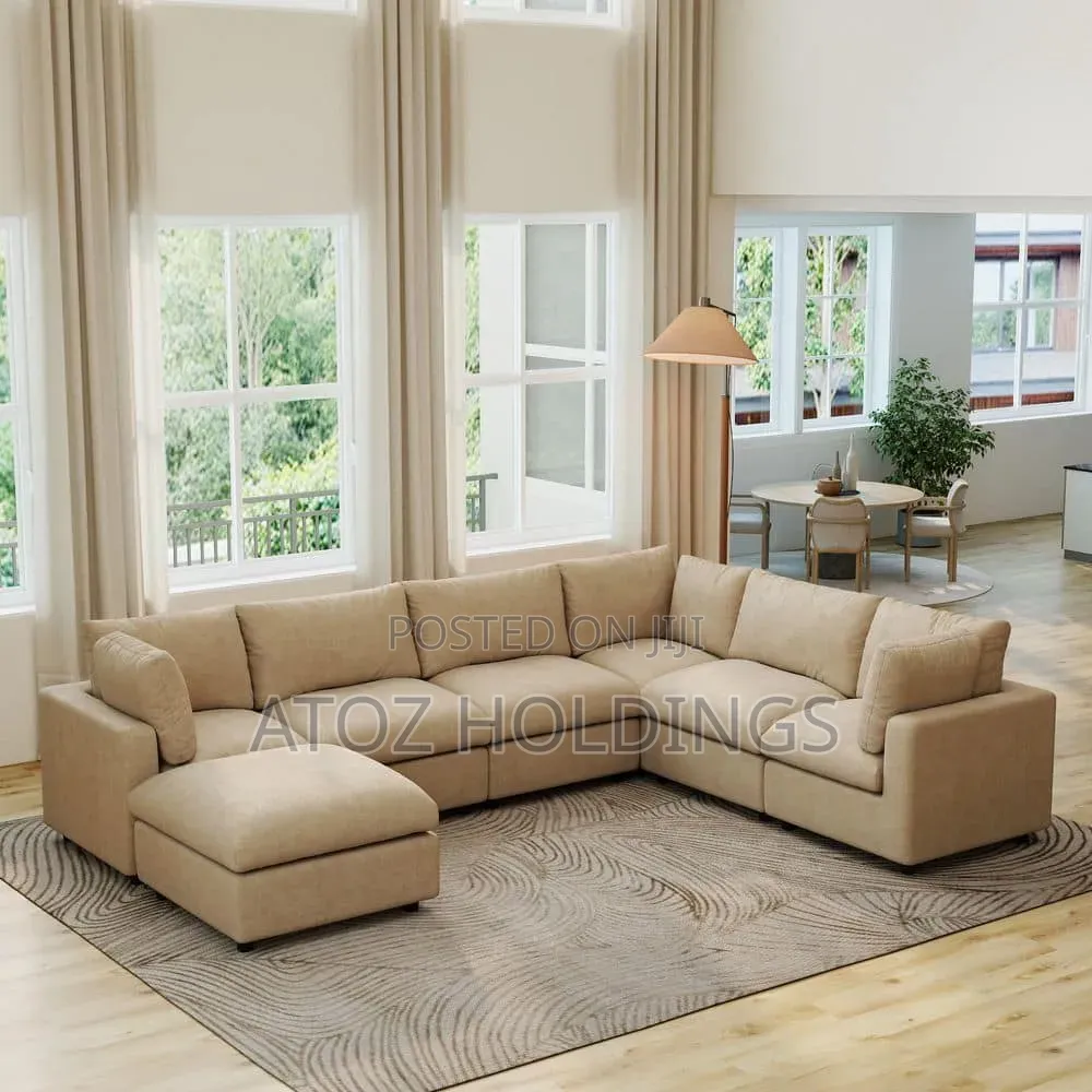 Sofas/Paulina 6 Seaters U Sofas in Any Colour From 1,700,000/-