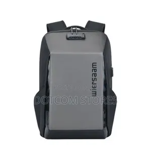 Wiersoon Laptop Bag for Travel With Password Lock(Space Gray)