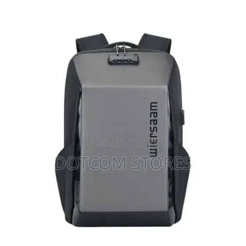 Wiersoon Laptop Bag for Travel With Password Lock(Space Gray)