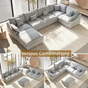 Sofas/Bonita Sectional U Sofas 6 Seater in Any Colour From 1,660,000/-