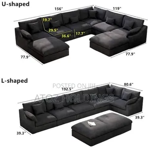 Sofas/Canadian Sectional U Sofas 8 Seaters Any Colour From 1,880,000/-