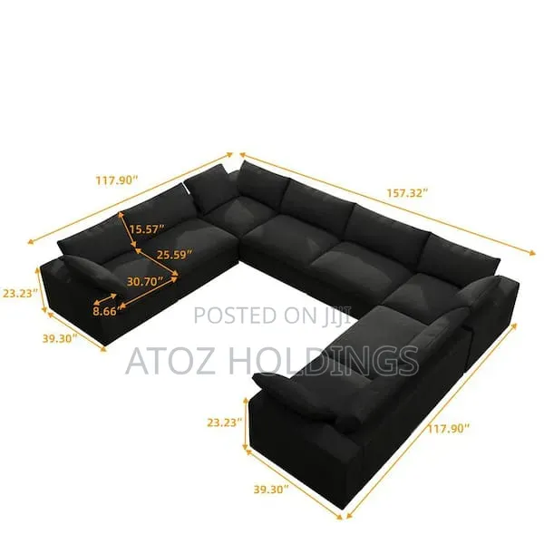 Sofas/Canadian Sectional U Sofas 8 Seaters Any Colour From 1,880,000/-