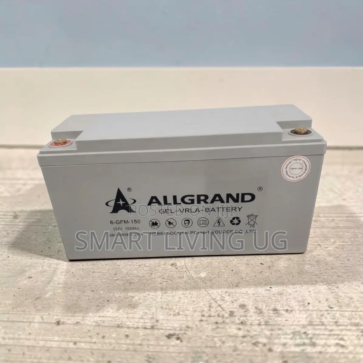 Allgrand 150Ah 12V Deep Cycle GEL Solar Battery