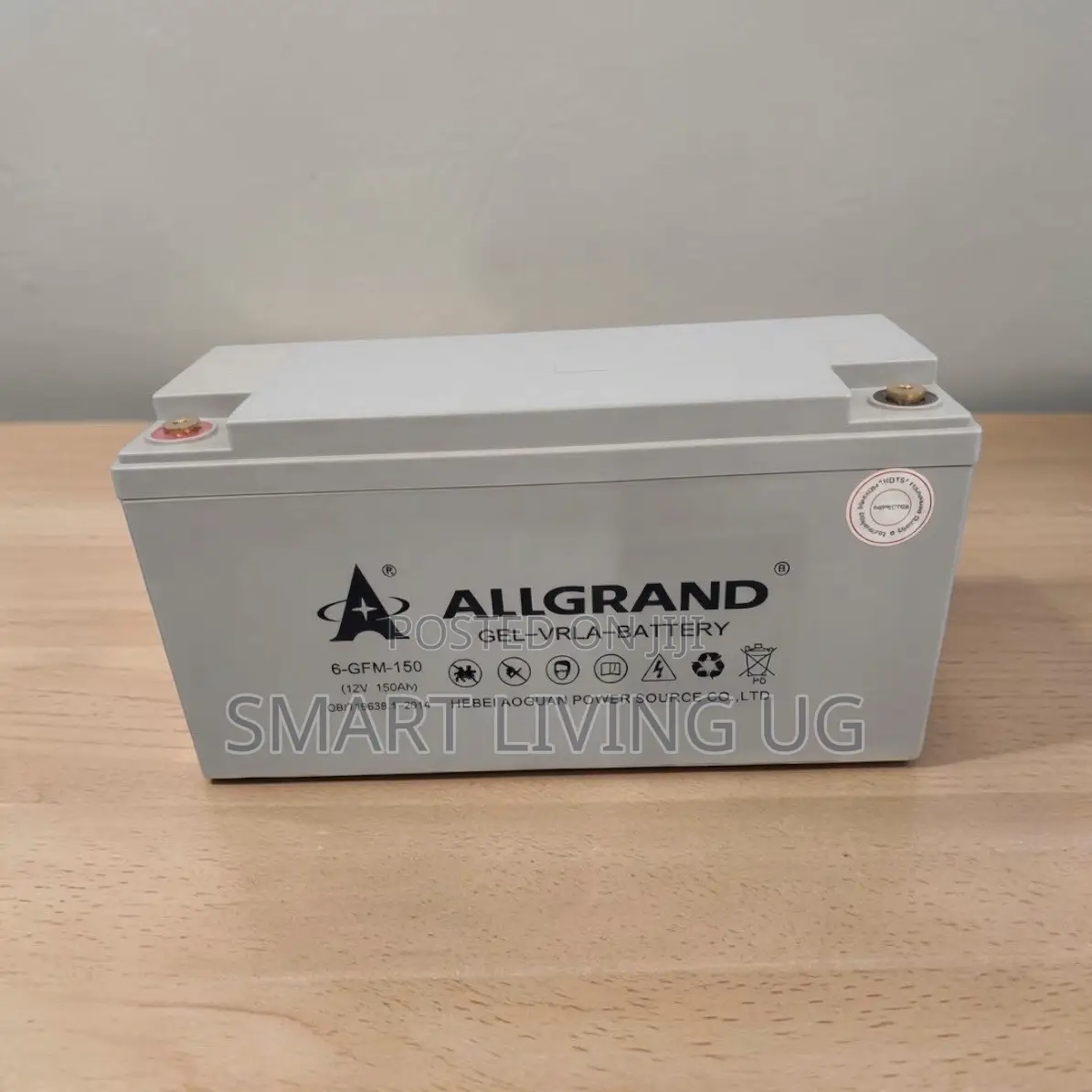 150Ah Allgrand GEL Battery for Solar Power Systems