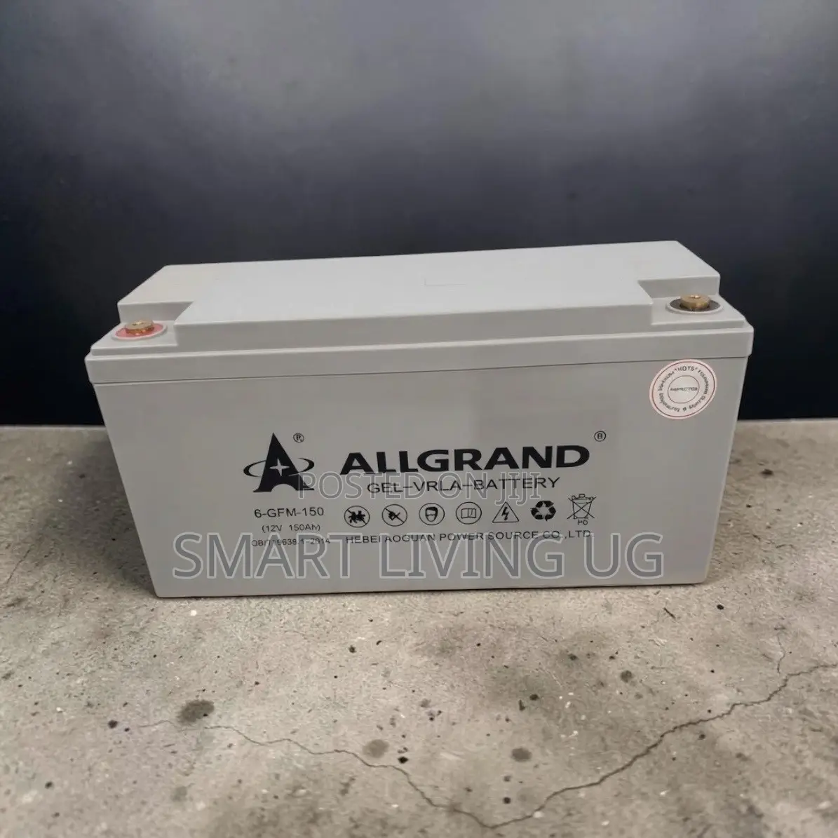 150Ah Allgrand GEL Battery for Solar Power Systems