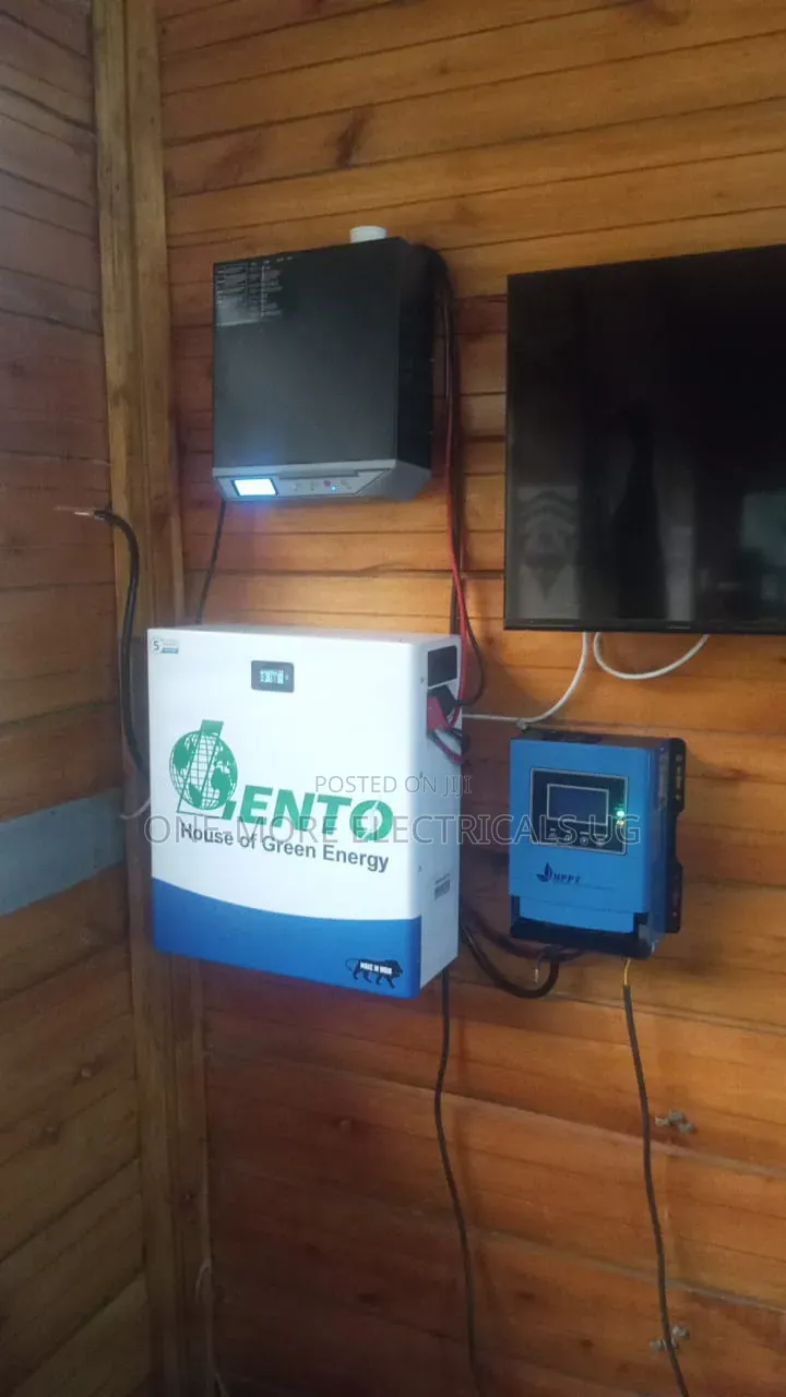 Complete Solar System Lithium Battery 200ah/12v, Inverter 1100kva, Etc