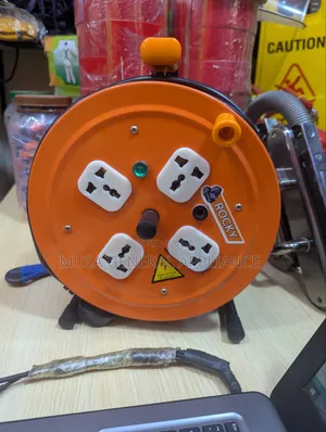 Socket Outlet Panel, 2.5 50m Sturdy Metal Stand With Grip Handle