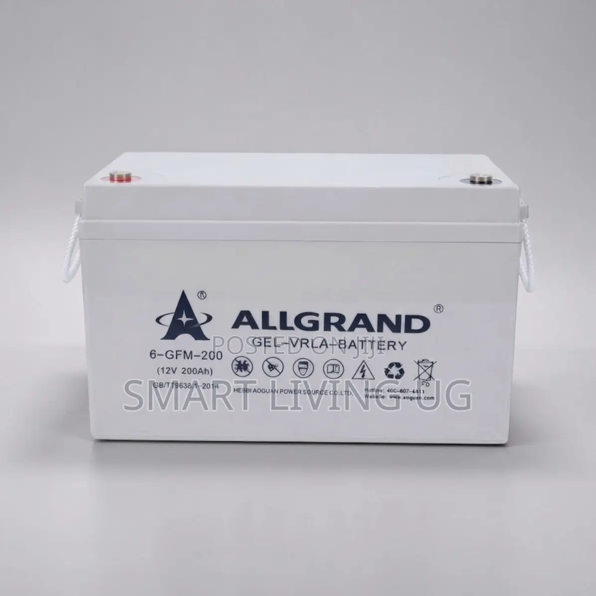 High-Capacity 200Ah Allgrand Gel Battery for Home Solar