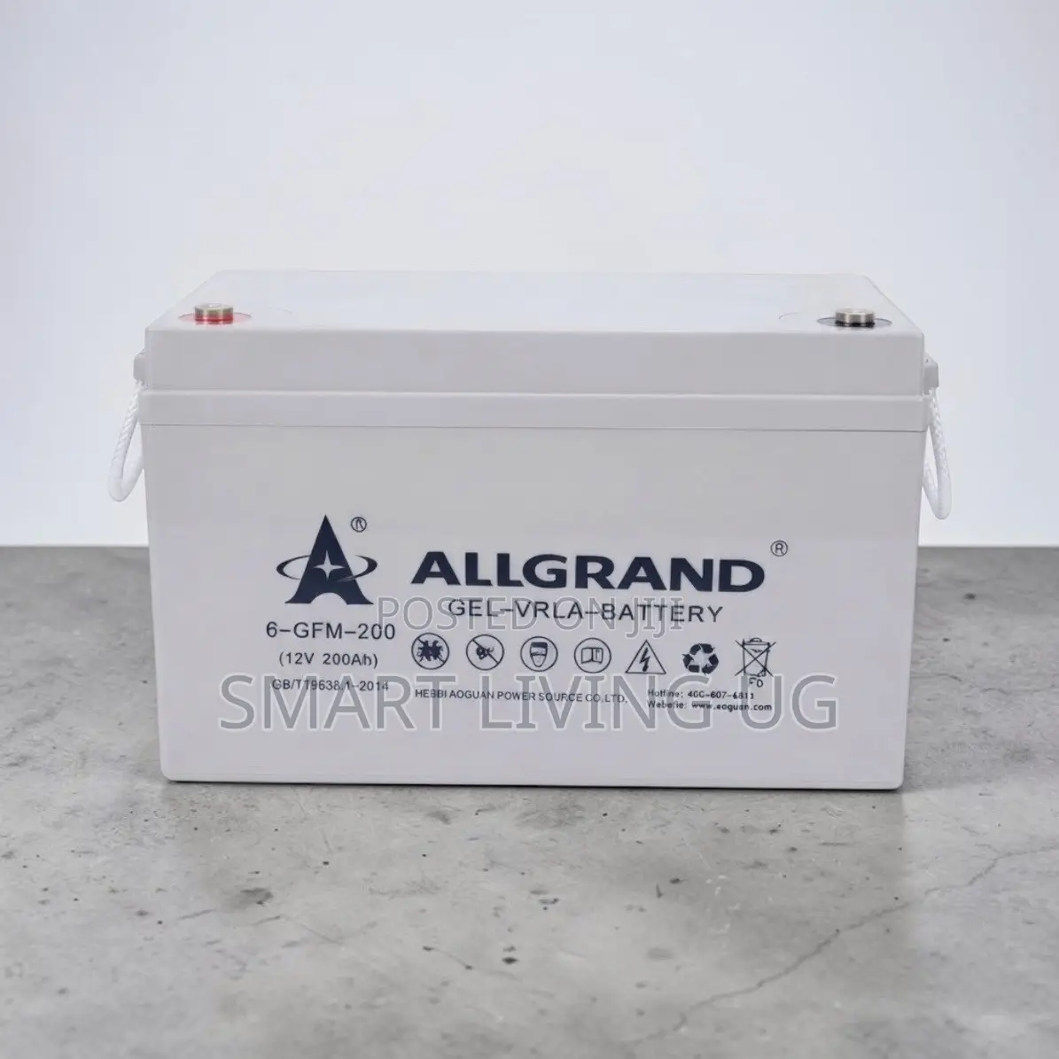 High-Capacity 200Ah Allgrand Gel Battery for Home Solar