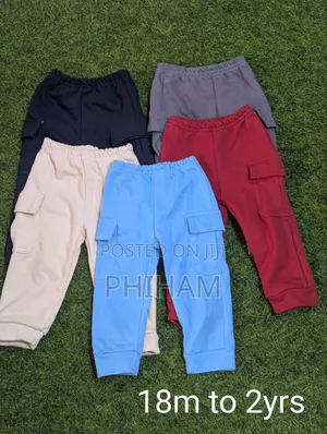 Kids 5pc Set Sweat Pants(18m to 3yrs)