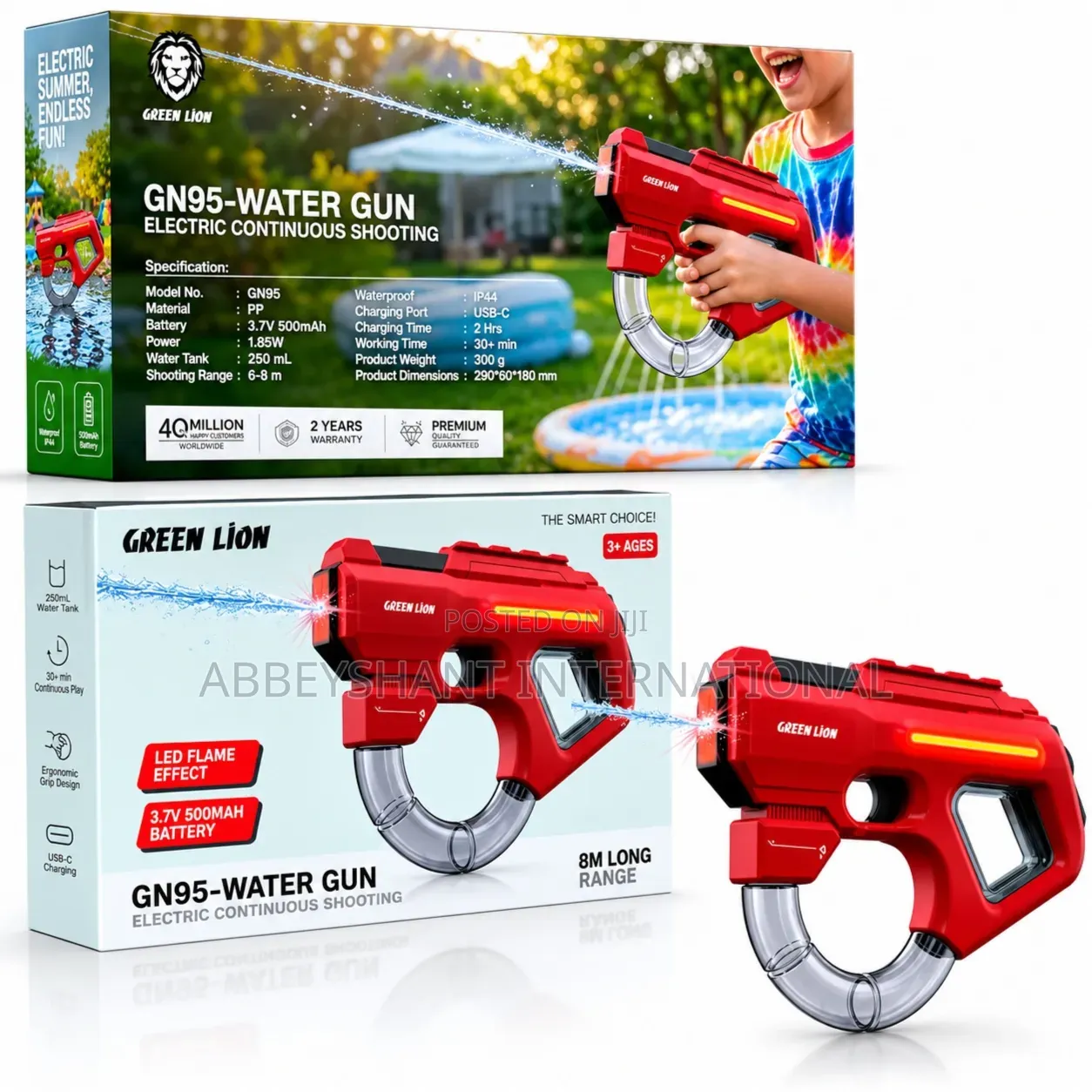 Water Gun Green Lion GN95 Electric Water Gun