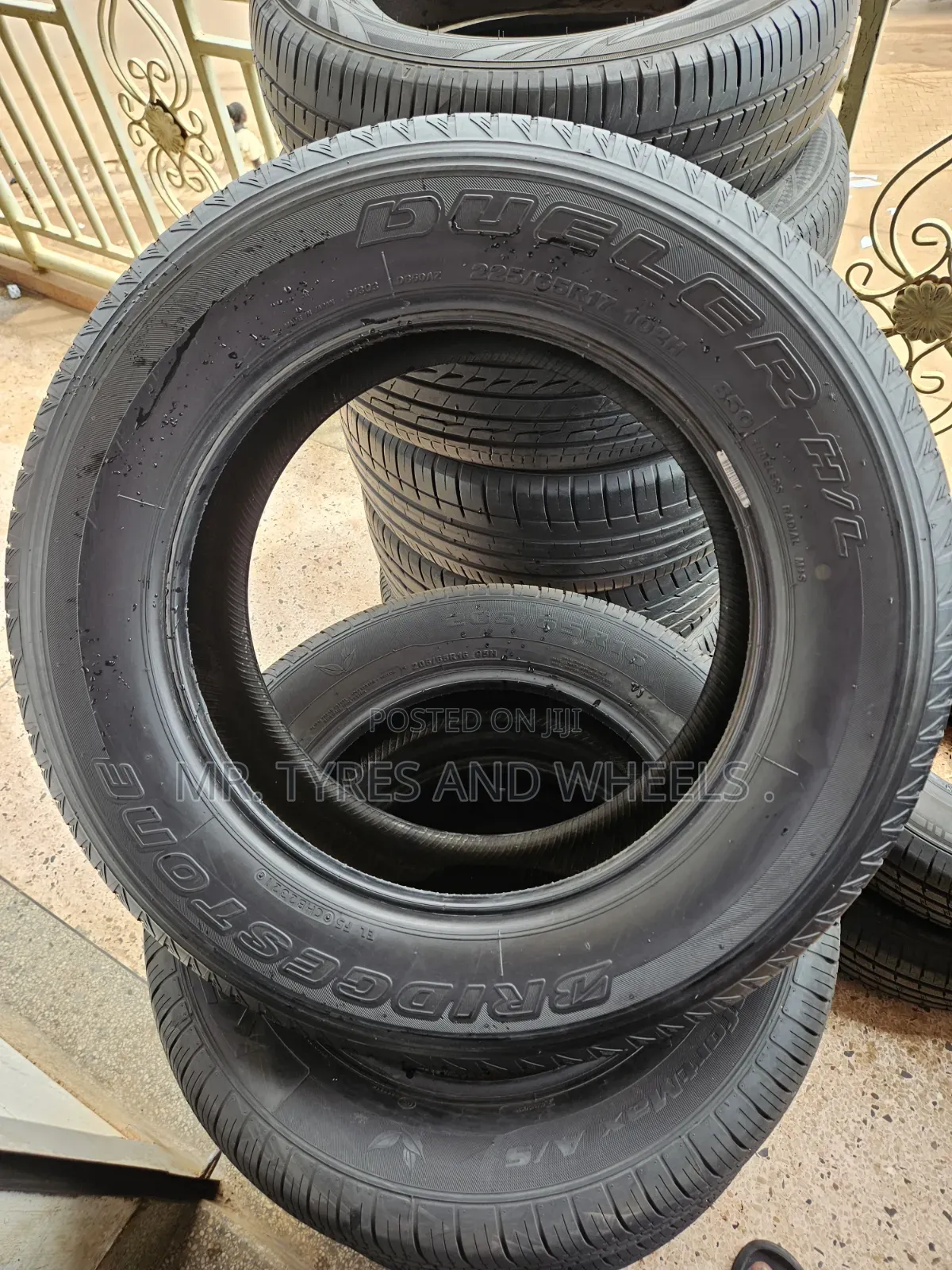 225 65 R17 Bridgestone DUELER HL Tires Direct From Japan the Original