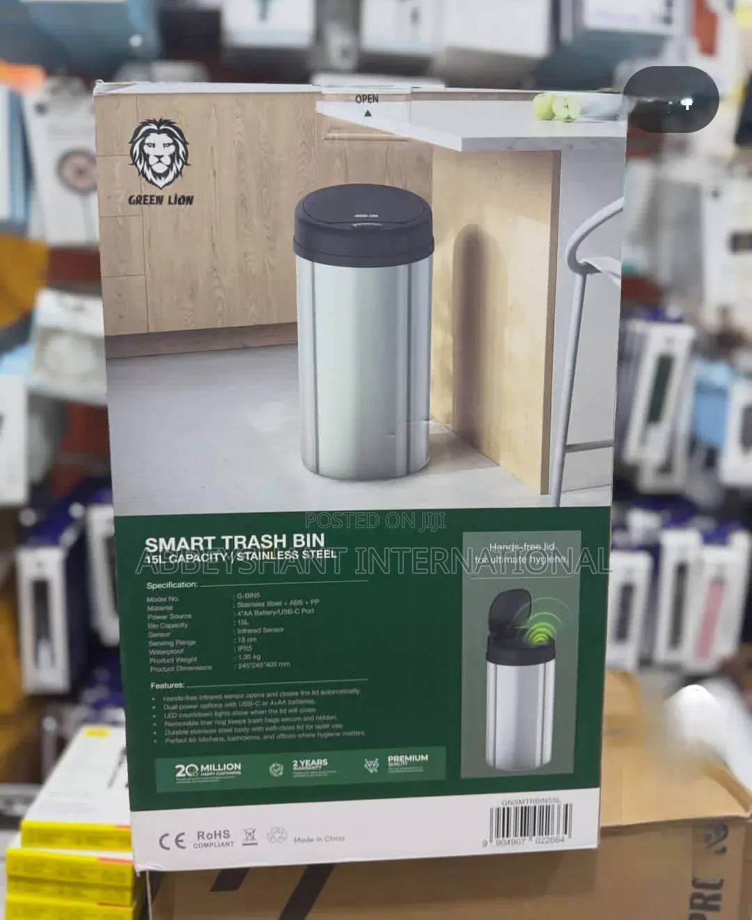 Smart Trash Bin/Smart Trash Bin 15L Automatic Sensor Dustbin