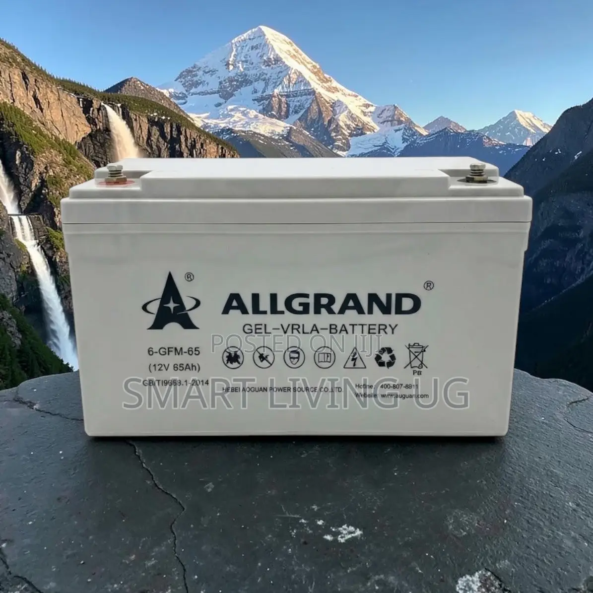 Allgrand 12V 65Ah High-Performance Solar & Inverter Gel Battery