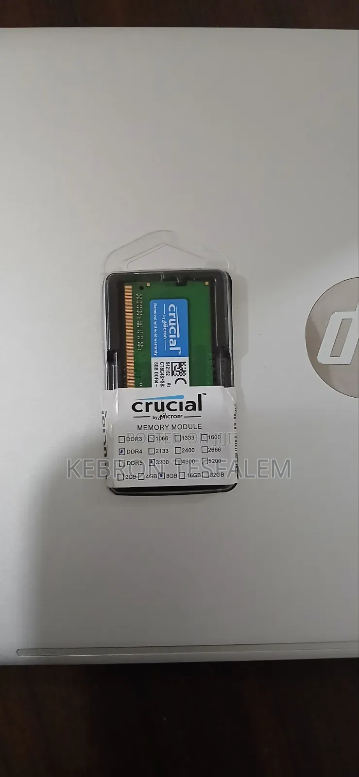 Crucial 8GB DDR4-3200 SODIMM RAM – Kampala, Uganda