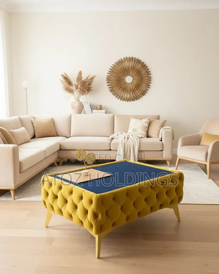 Poufs/Square Chesterfield Center Table Poufs Any Colour From 399,000/-