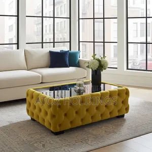 Rectangular Chesterfield Center Table Poufs Any Colour From 499,000/-