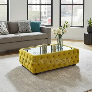 Rectangular Chesterfield Center Table Poufs Any Colour From 499,000/-