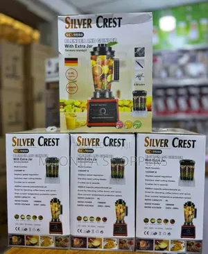 SILVER CREST High-Power 2-in-1 Heavy-Duty Blender and Grinder Designed